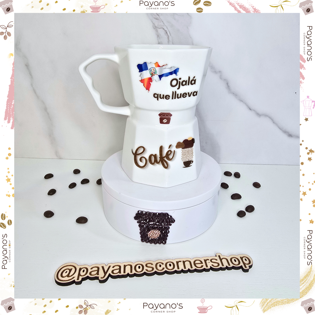 Moka Mug Ojalá que llueva Cafè