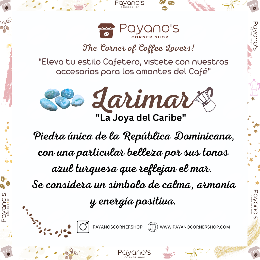 Larimar Mokapot Necklace LA3