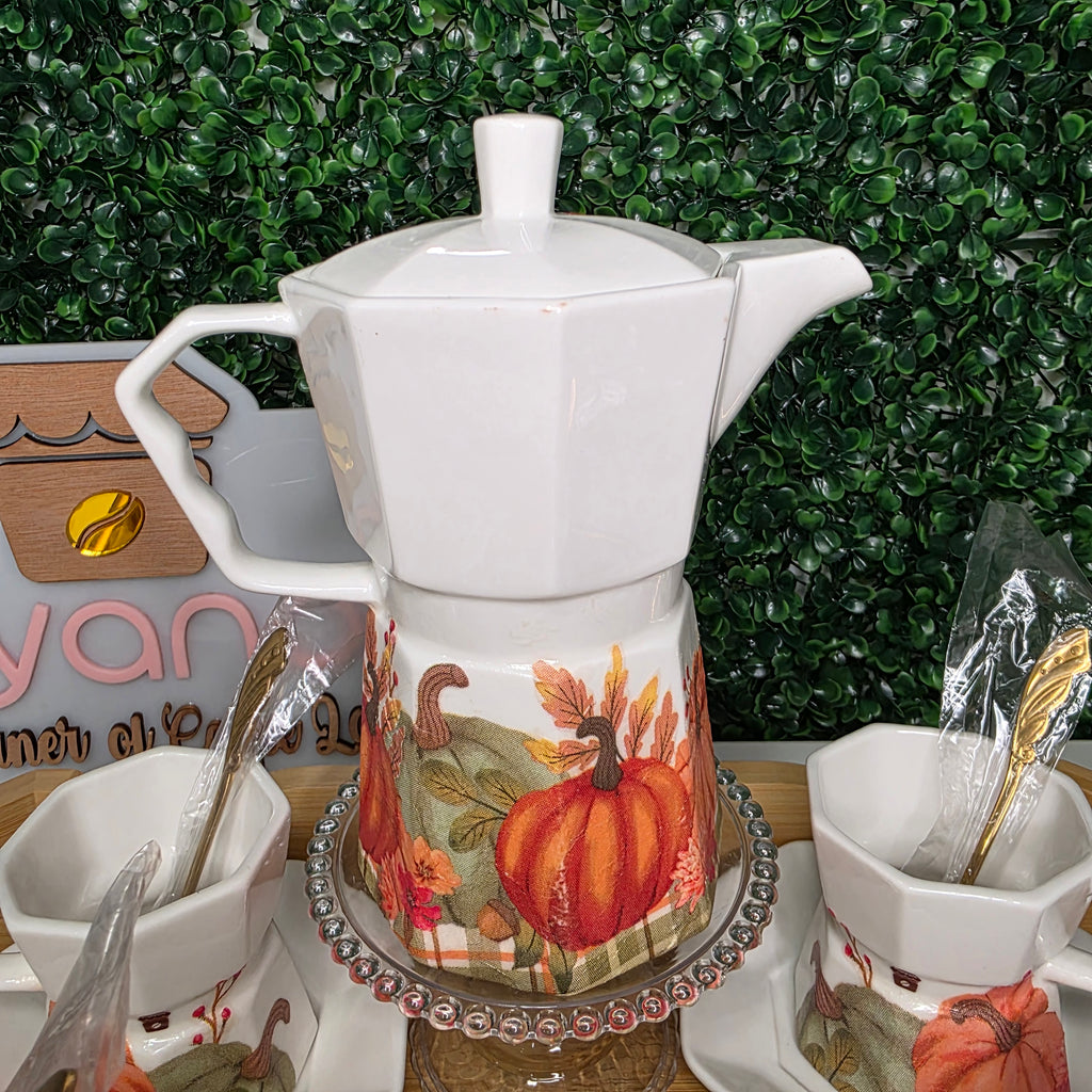 Fall 004 | Handmade Autumn Coffee Set – Limited Edition