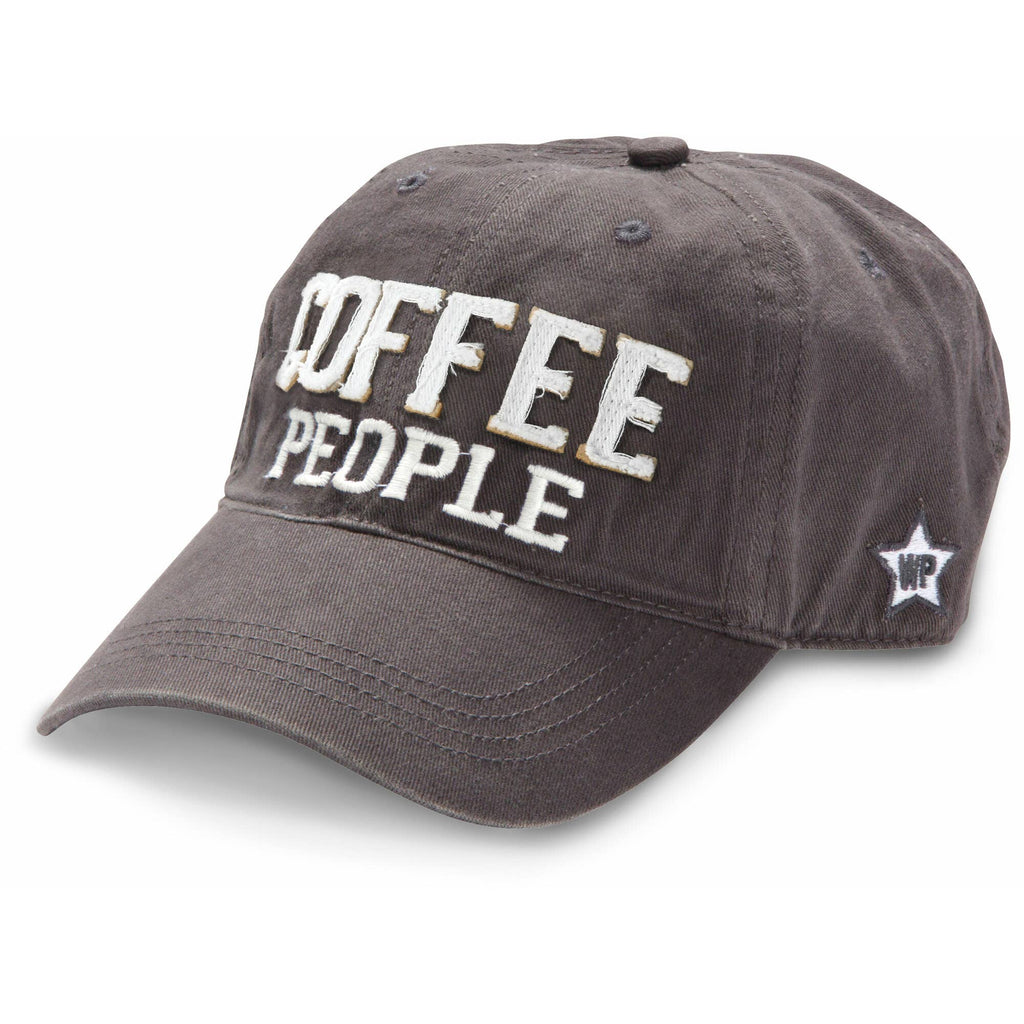 Coffee People - White Adjustable Hat: White