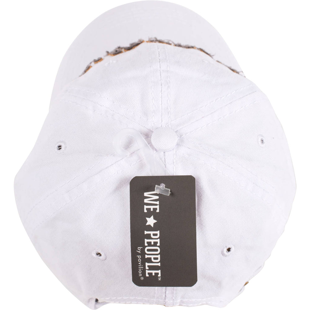 Coffee People - White Adjustable Hat: White