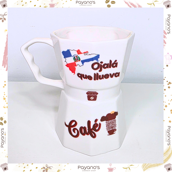 Moka Mug Ojalá que llueva Cafè