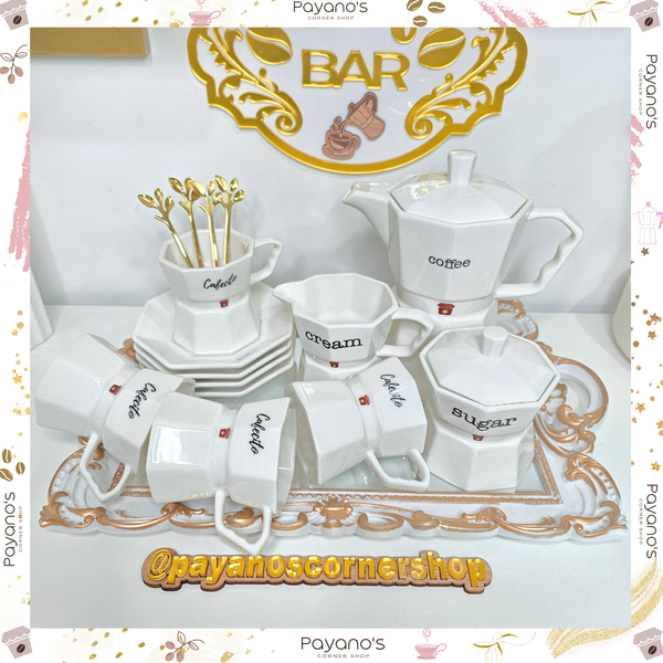 CAFECITO Aesthetic Coffee Set for 4